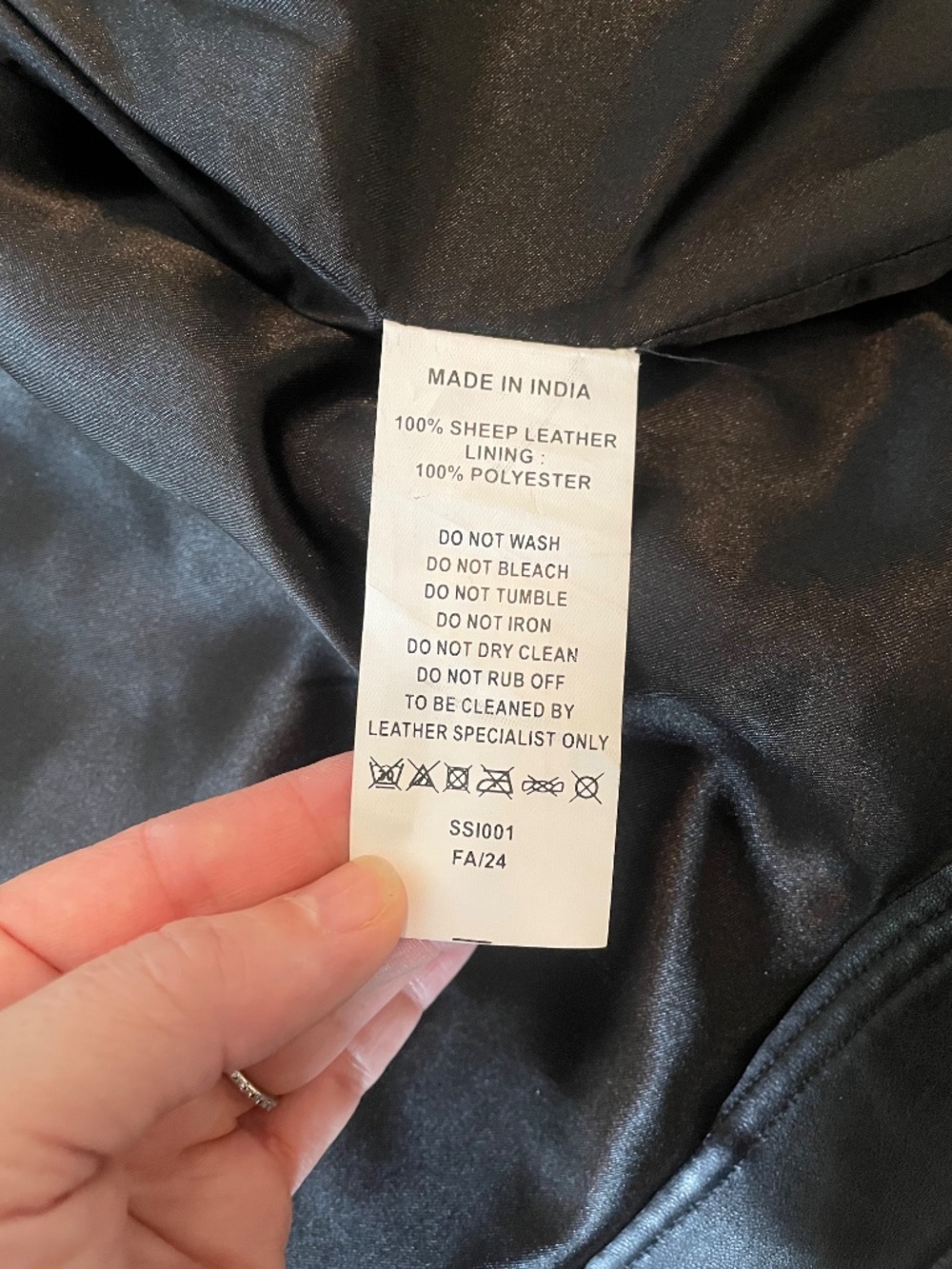 100% Leather Café Racer Jacket - Picture 11 of 12
